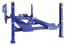 WA-467HA four post hoist with twin rolling jacks for sale
